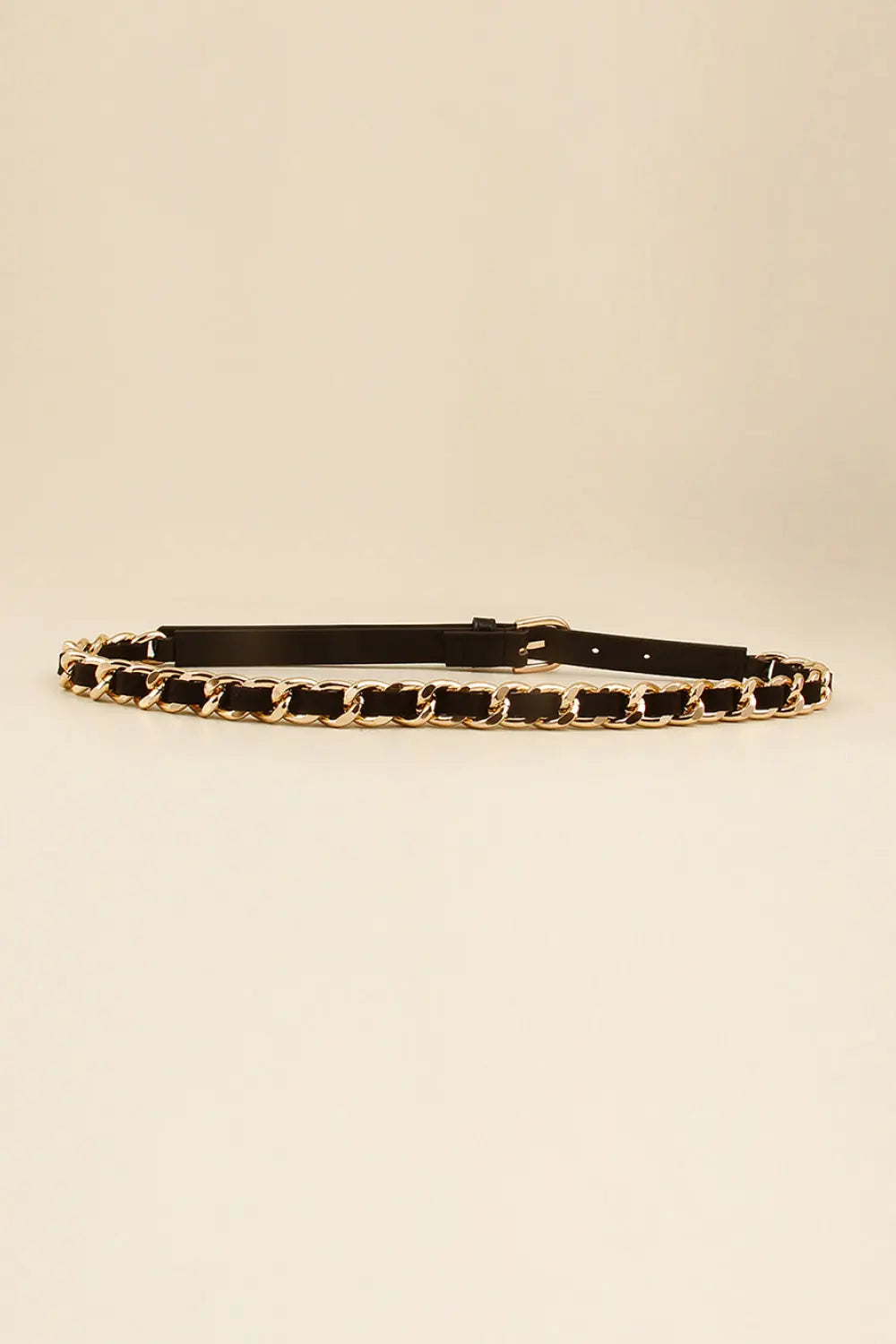 PU Chain Skinny Belt  Style Ratio
