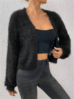 Open Front Long Sleeve Cardigan  Style Ratio
