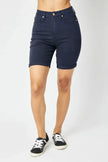 Judy Blue Full Size High Waist Tummy Control Bermuda Shorts  Style Ratio