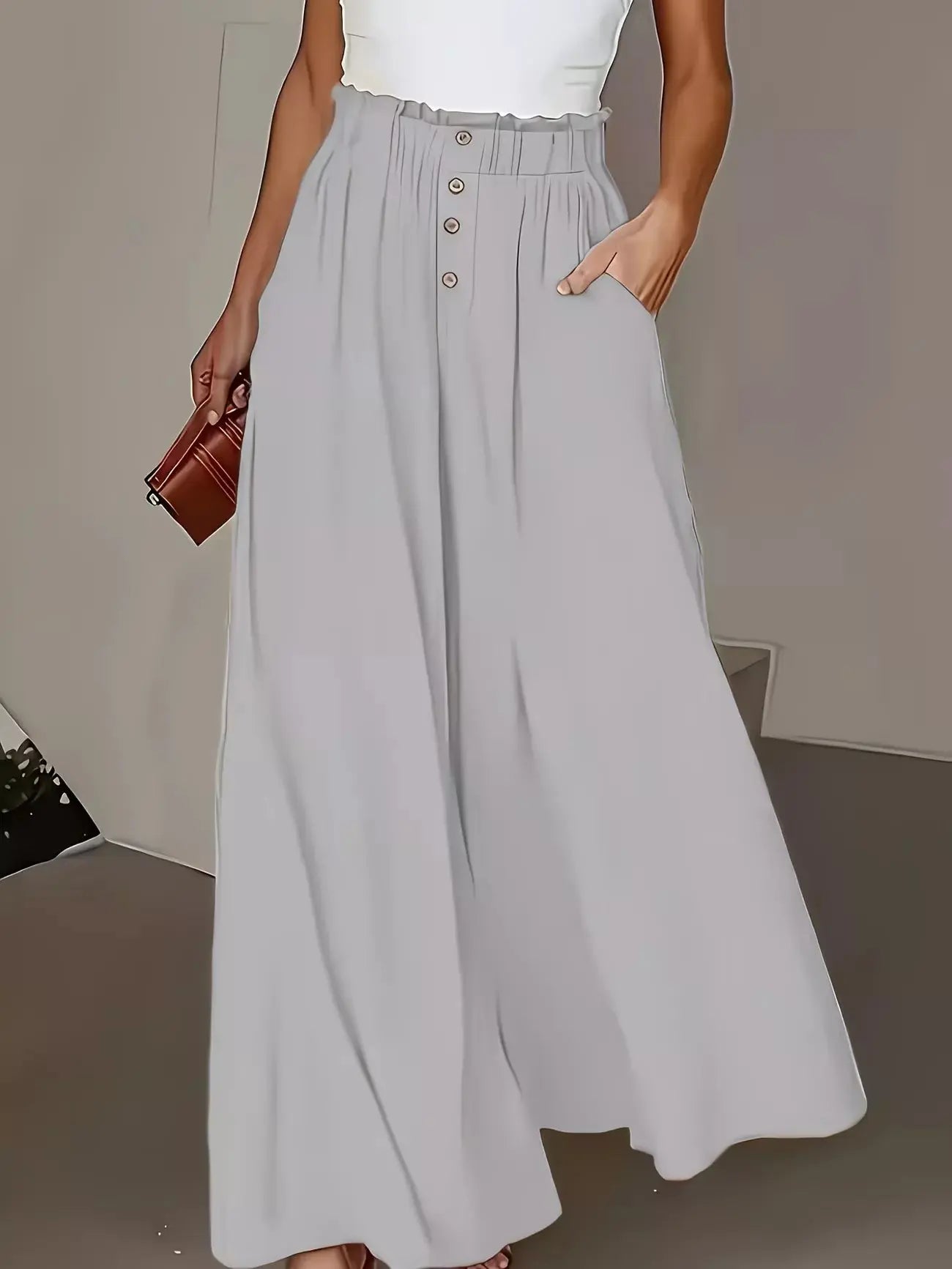 High Waist Wide Leg Pants  Style Ratio