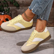 Round Toe Lace Up Sneakers  Style Ratio