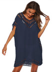 Bohemian Crochet Trim Beach Cover Up  Style Ratio