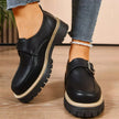 Round Toe Buckle Loafers  Style Ratio