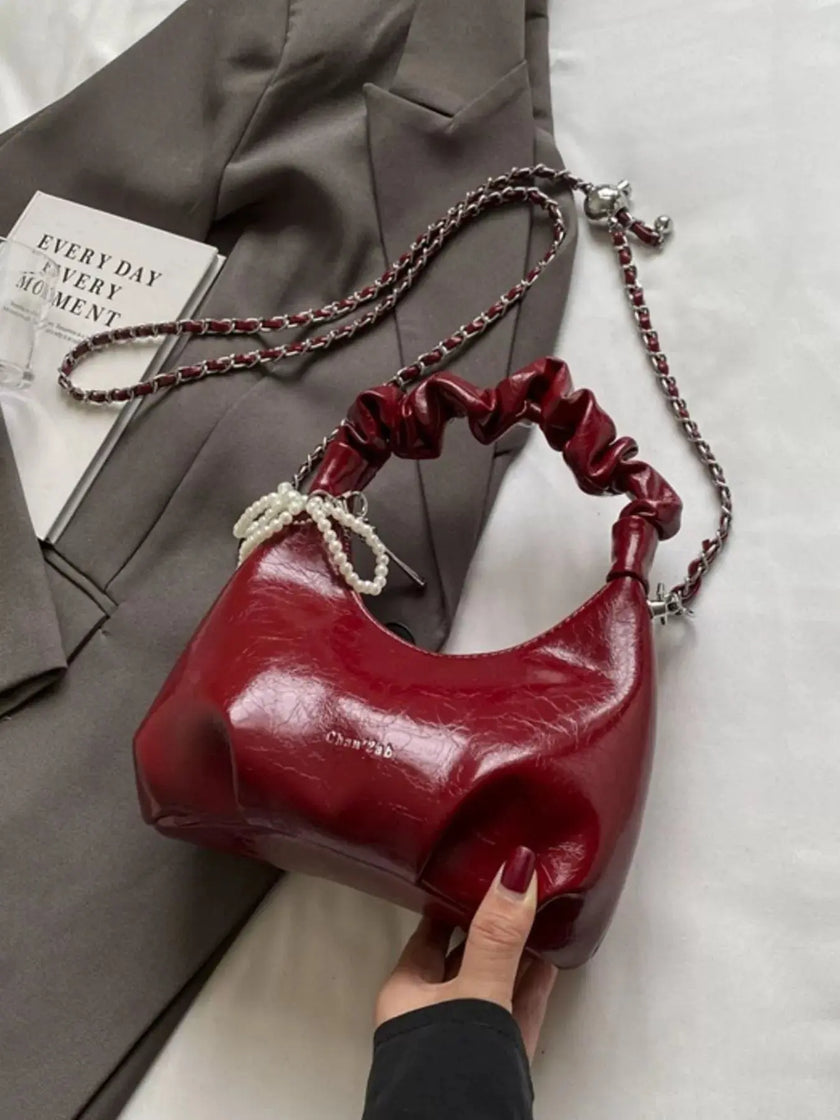 Ruched Handle Crossbody Bag  Style Ratio