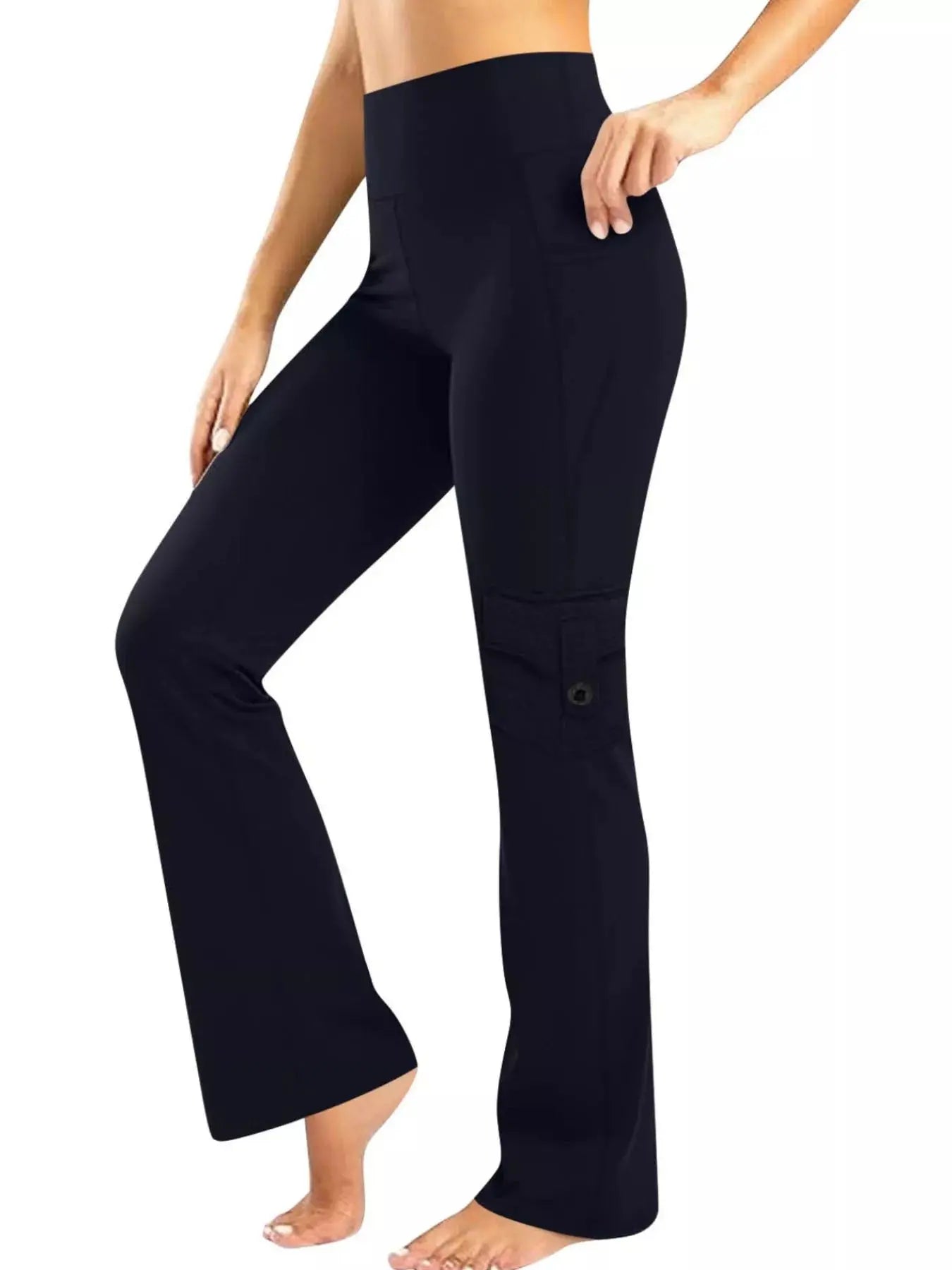 High-Waisted Yoga Pants with Pockets  Style Ratio