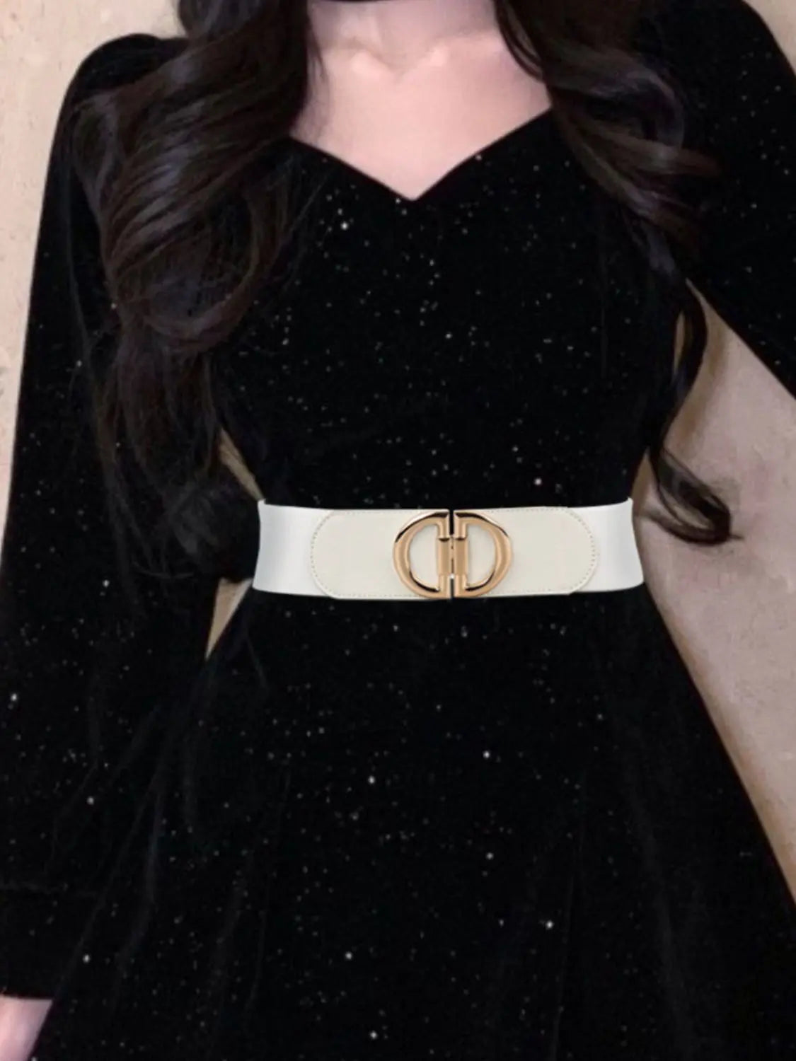 D Buckle Elastic Belt  Style Ratio