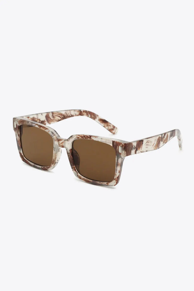 UV400 Polycarbonate Square Sunglasses  Style Ratio