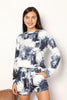 Shiny Tie-Dye Round Neck Top and Shorts Lounge Set  Style Ratio