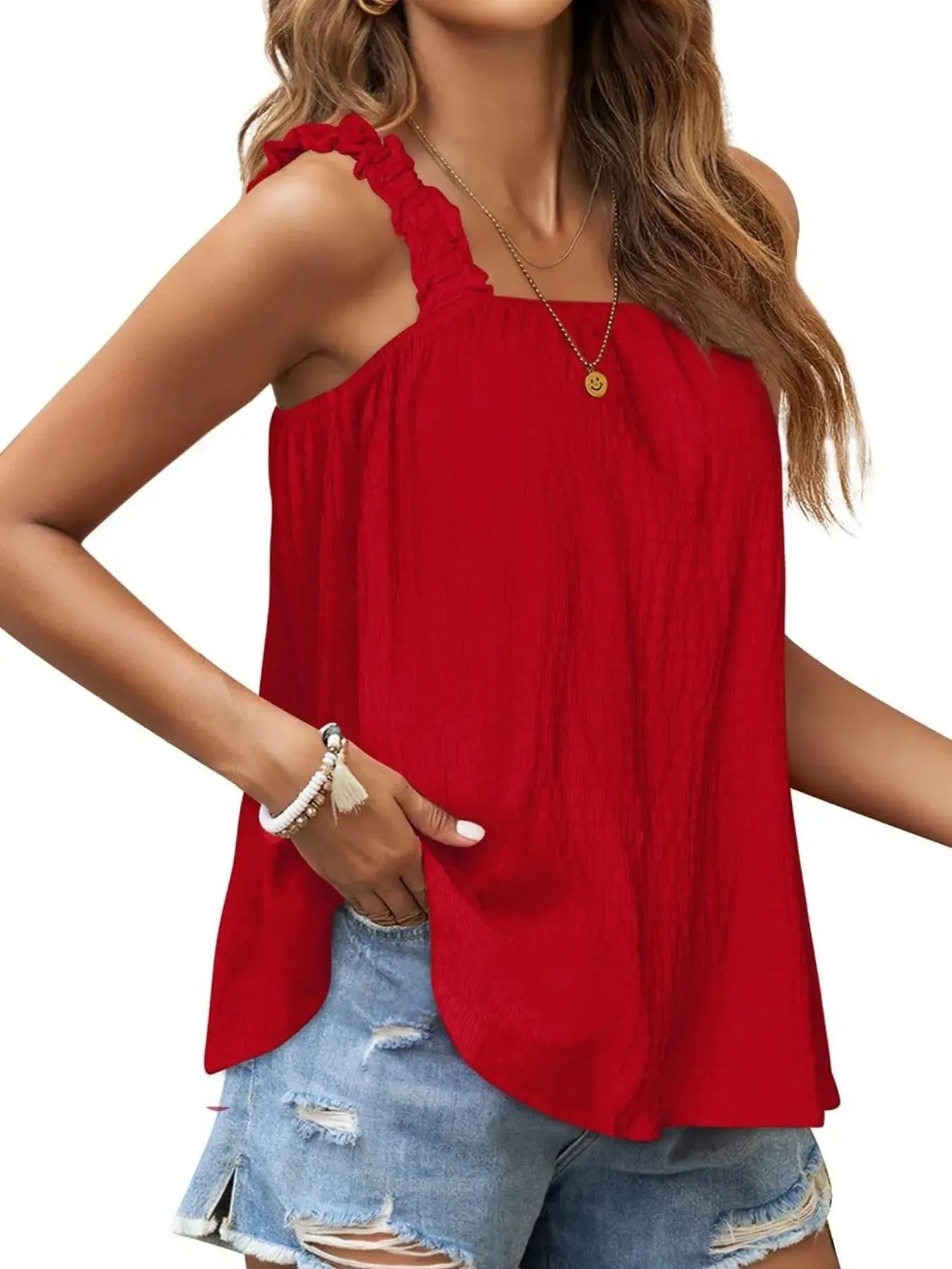 Square Neck Tank Top  Style Ratio