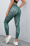 Leopard Print Wide Waistband Leggings  Style Ratio