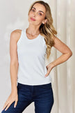 Basic Bae Full Size Round Neck Racerback Tank  Style Ratio
