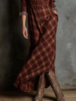 Full Size Plaid Button-Down Maxi Dress  Style Ratio