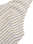 Striped Halter Neck Romper  Style Ratio
