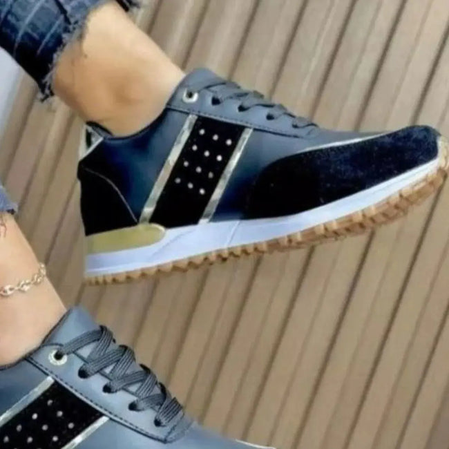 Round Toe Lace Up Athletic  Style Ratio