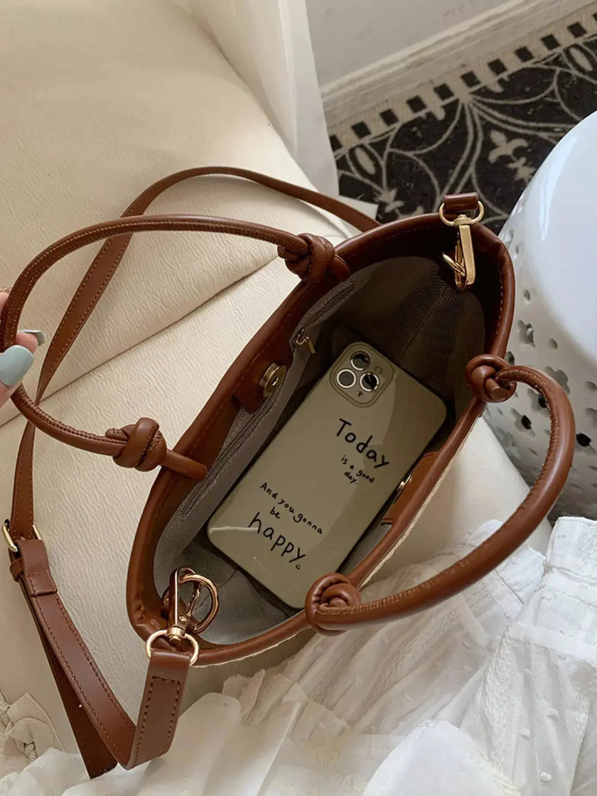 Straw Woven Crossbody Bag  Style Ratio