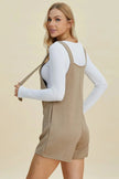 Double Take Full Size Texture Sleeveless Romper  Style Ratio