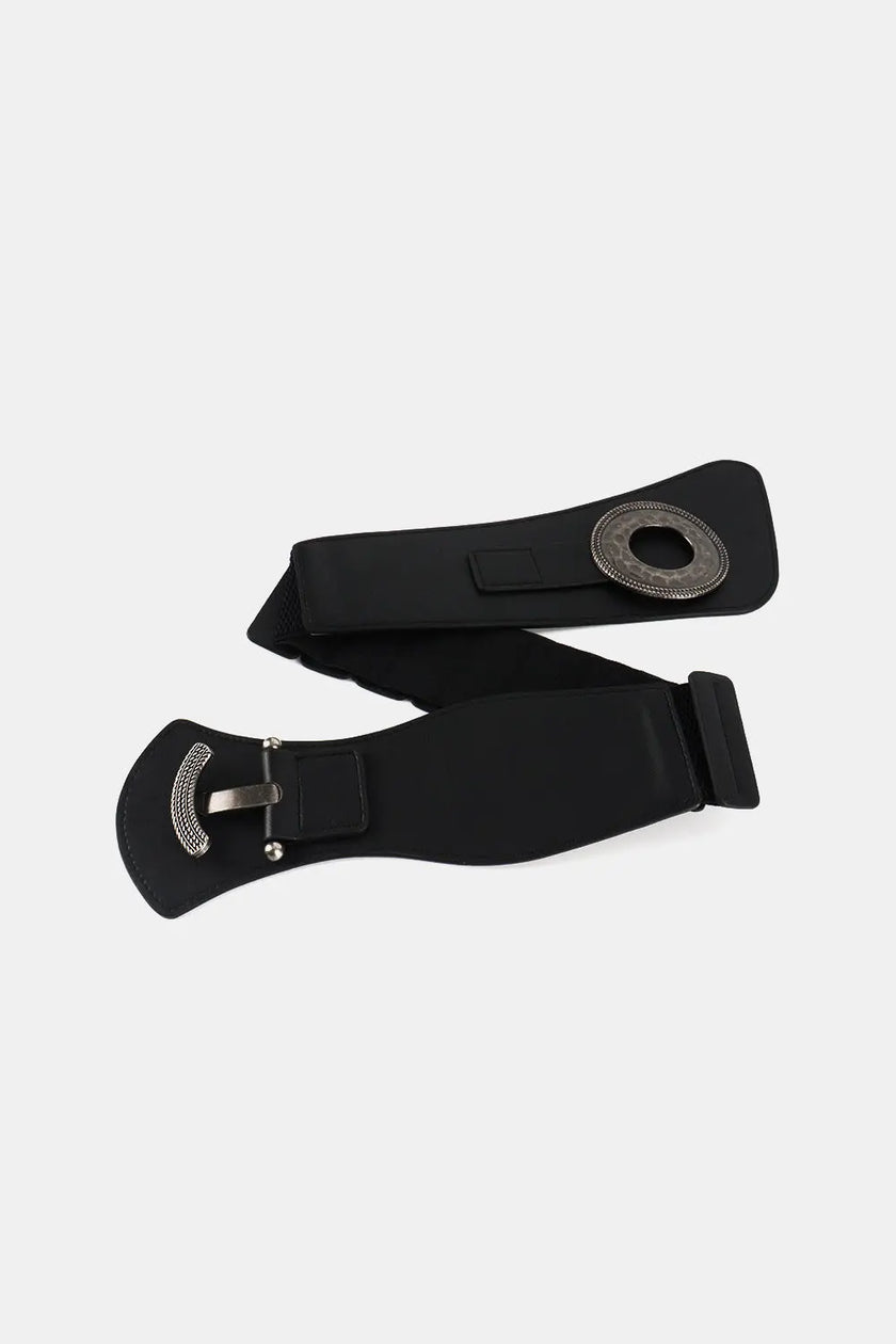 Retro Elastic Wide Belt  Style Ratio