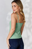 Basic Bae Full Size Round Neck Slim Tank Top  Style Ratio