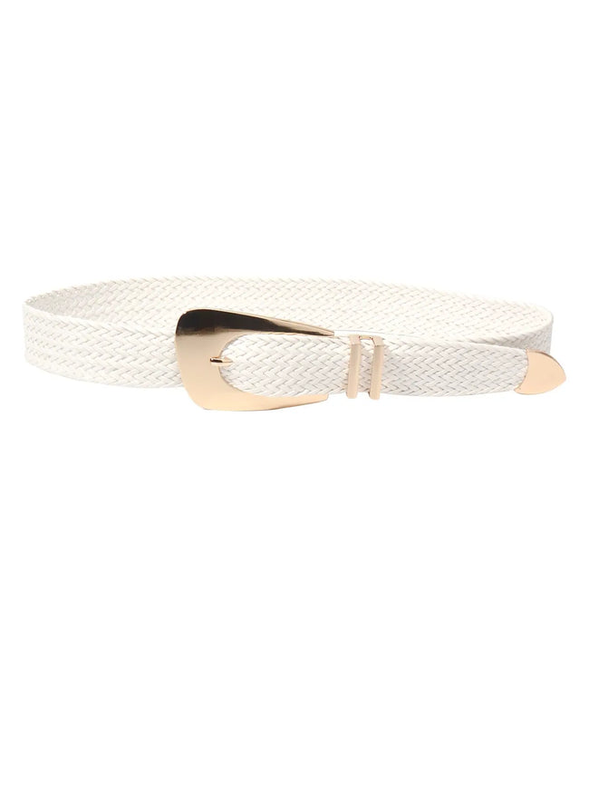 Irregular Buckle Braid Belt  Style Ratio