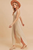Aemi + Co Side Slit Round Neck Sleeveless Tank Dress  Style Ratio