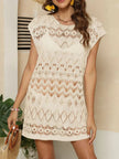 Openwork Round Neck Cover-Up  Style Ratio