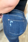 Judy Blue High Waist Rigid Magic Heavy Destroy Straight Jeans  Style Ratio