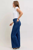 Judy Blue High-Waisted Retro Wide Jeans with Patch Pkts & Twisted Seams  Style Ratio