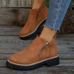 Ankle Boots with Zipper Detail  Style Ratio