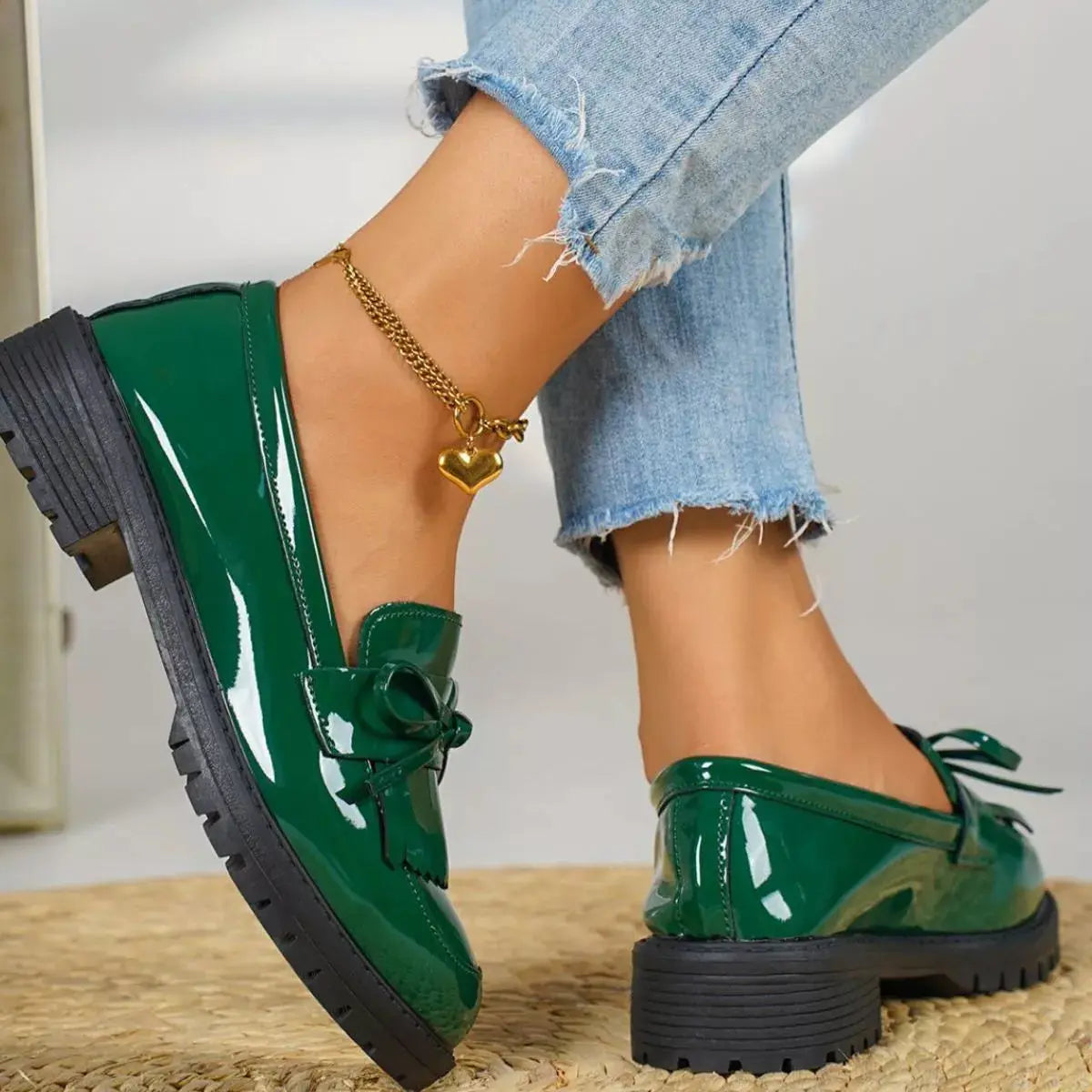 Round Toe Slip-Ons  Style Ratio