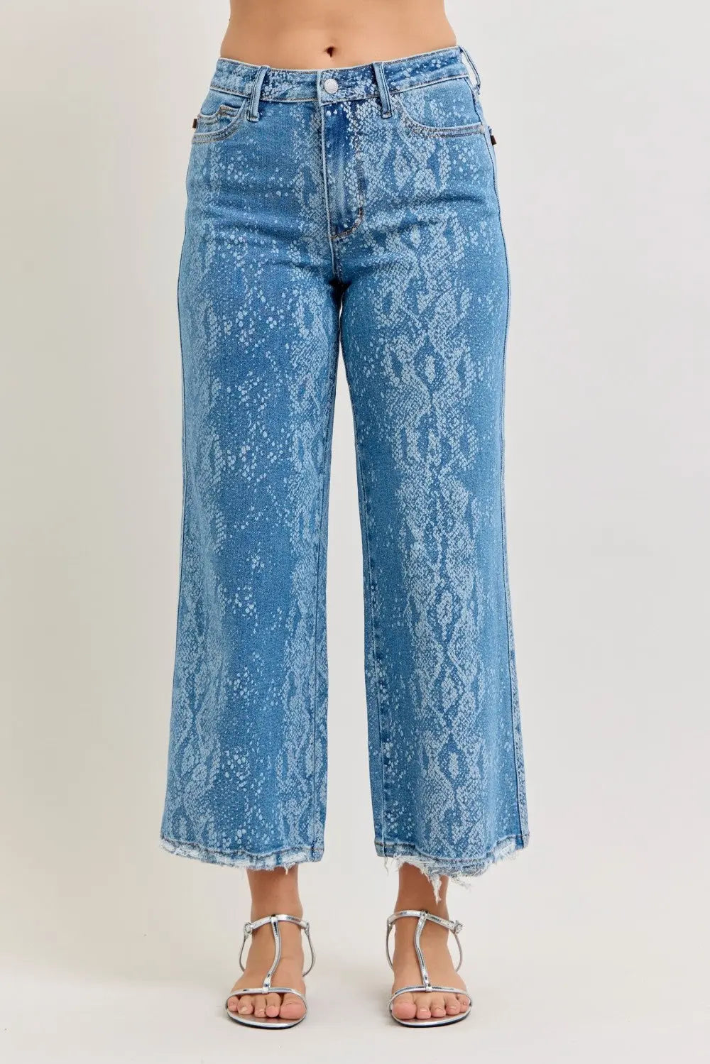 Judy Blue High Rise Ankle Wide Leg Jeans - Style Ratio