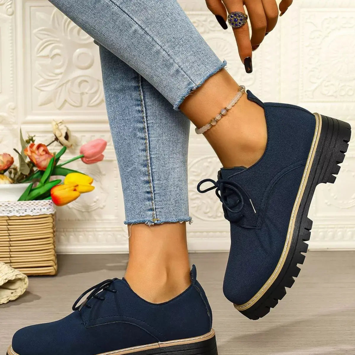 Lace-Up Platform Loafers  Style Ratio