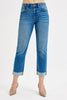 RISEN High Rise Boyfriend Fit Ankle Jeans  Style Ratio