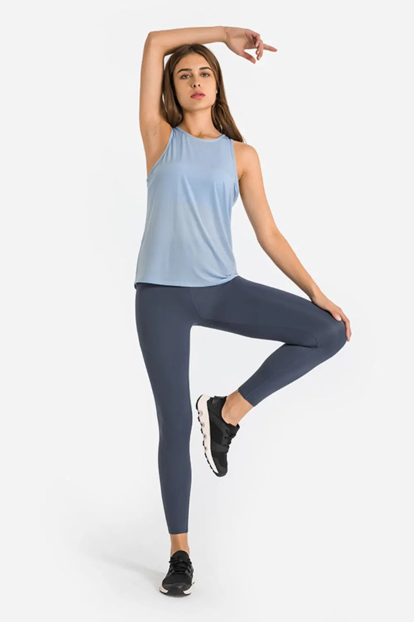 Millennia High Waist Ankle-Length Yoga Leggings  Style Ratio
