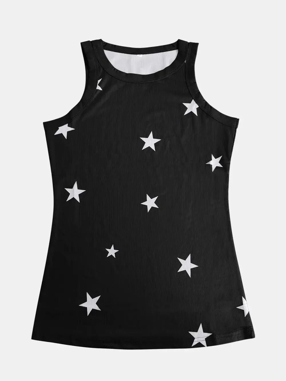 Full Size Star Round Neck Tank  Style Ratio