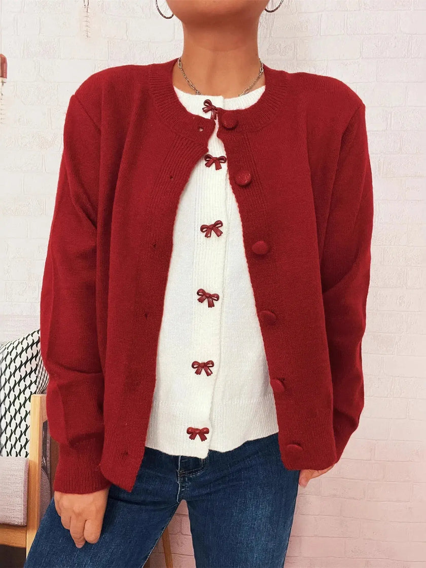 Button Up Long Sleeve Cardigan  Style Ratio