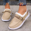Faux Fur Lined Slip-Ons  Style Ratio