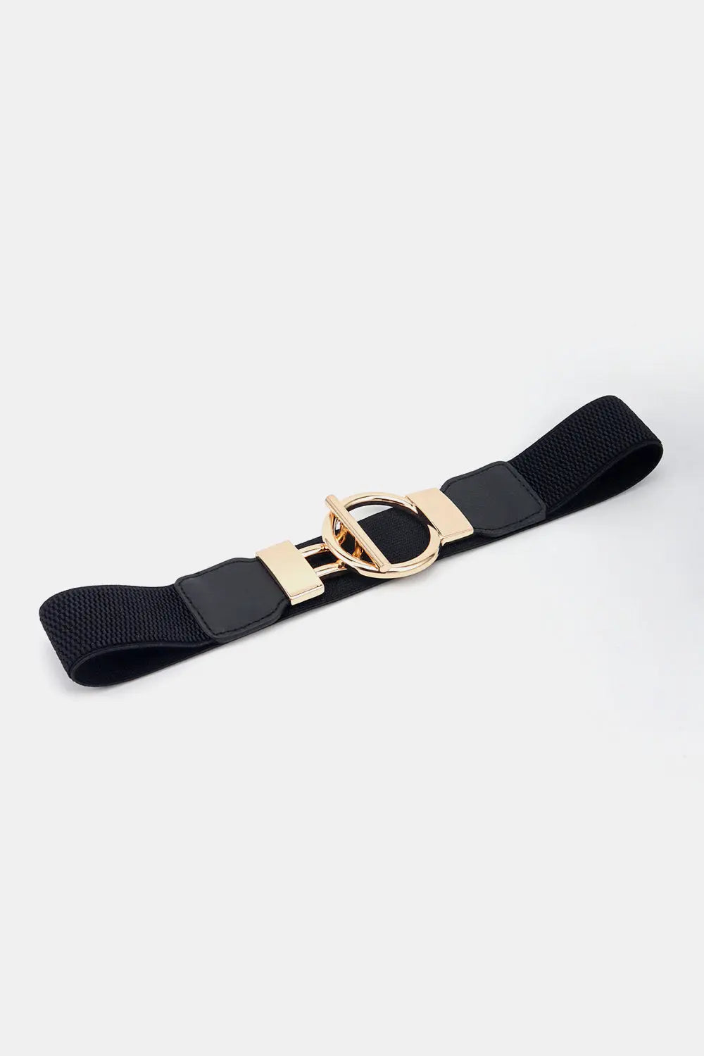 Circle Shape Buckle Zinc Alloy Buckle PU Leather Belt  Style Ratio
