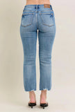 Judy Blue Mr Vintage Wash Destroy Hem Kick Flare Jeans  Style Ratio