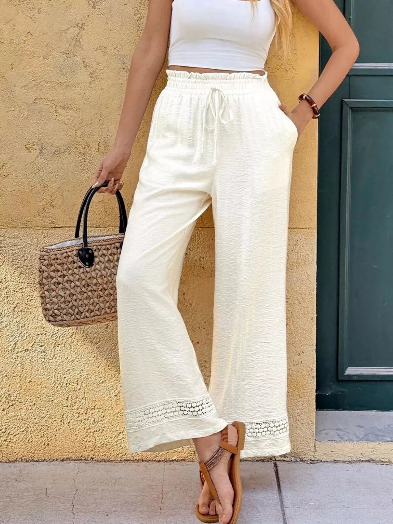 Wide Leg Pants with Pockets  Style Ratio