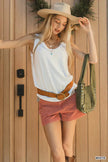 Zenana Slub Raw Edge Detail Tank Top  Style Ratio