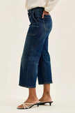 Judy Blue High Waist Wide Crop Utility Jeans with Patch Pocket  Style Ratio