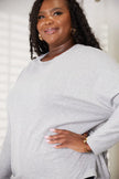 Double Take Seam Detail Round Neck Long Sleeve Top  Style Ratio