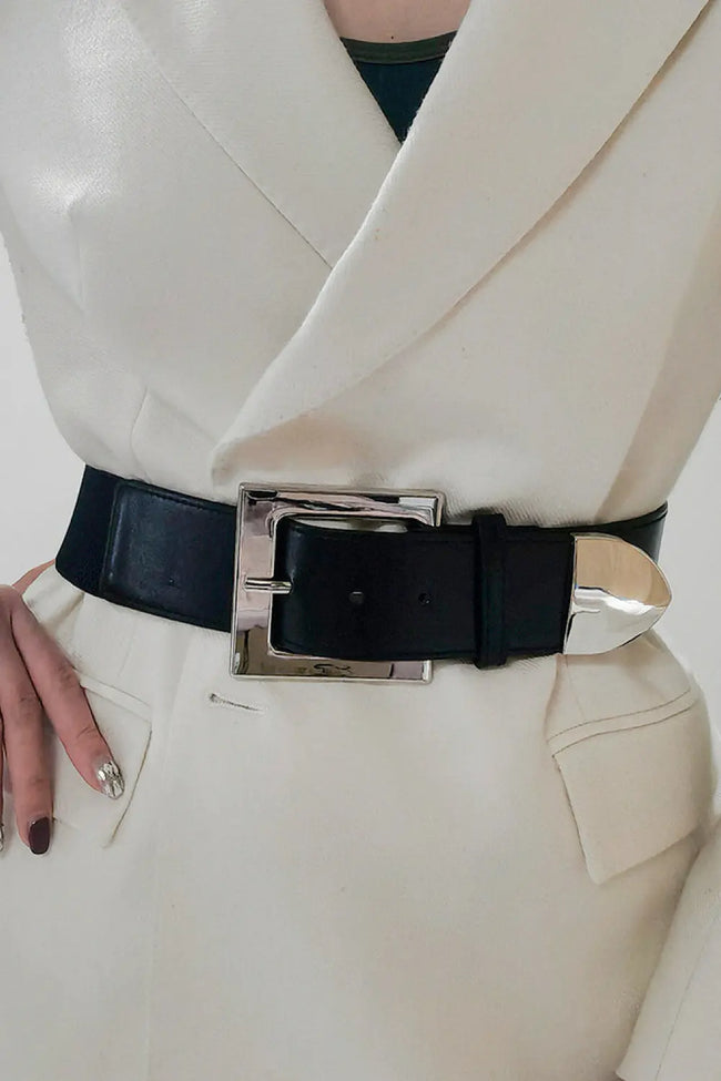 Zinc Alloy Buckle PU Leather Belt  Style Ratio