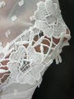 Lace Trimmed Swiss Dot Shirt  Style Ratio