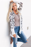 Printed Long Sleeve Cardigan  Style Ratio