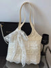 Lace Bowknot Woven Handbag  Style Ratio
