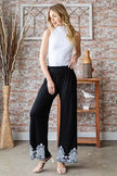 Heimish Damask Pattern Casual Pants  Style Ratio