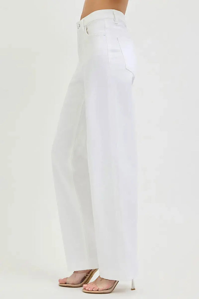 RISEN Full Size High Rise Wide Baggy Pants  Style Ratio