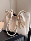 Braided Handle Tote Bag  Style Ratio