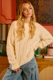 BiBi Checker Board Drop Shoulder Sweater  Style Ratio
